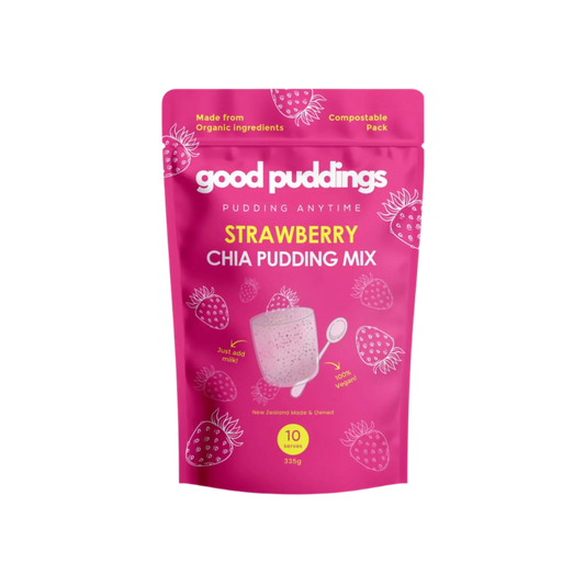 DIY Chia Pudding Mix | Strawberry