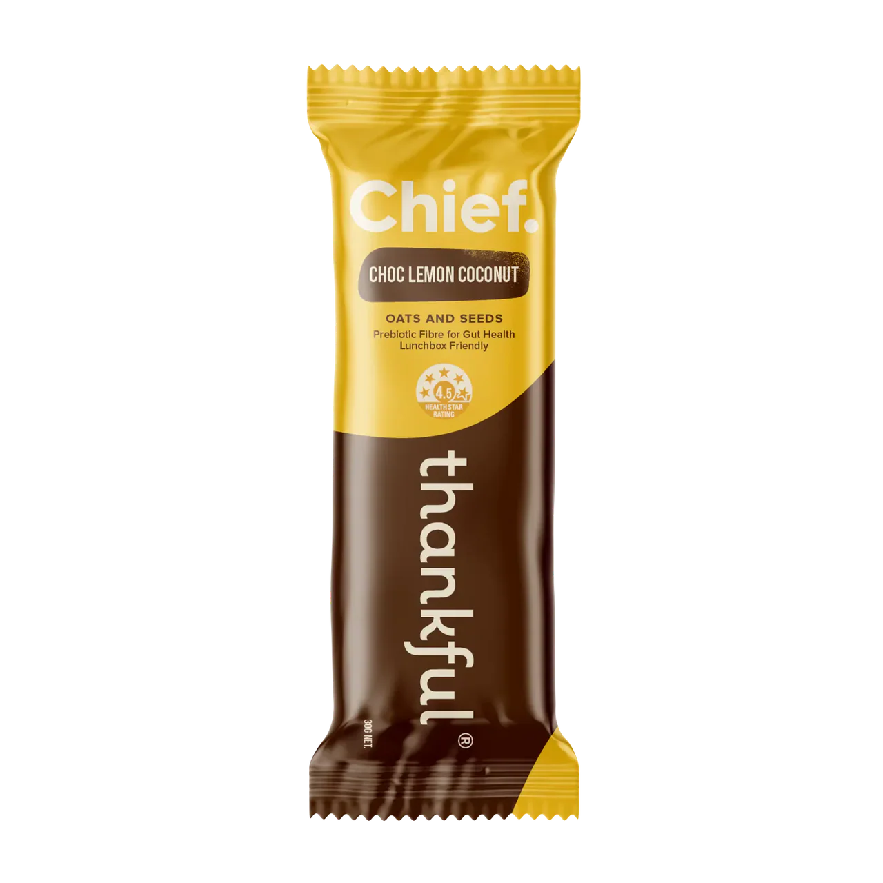 Thankful Bar | Choc Lemon Coconut