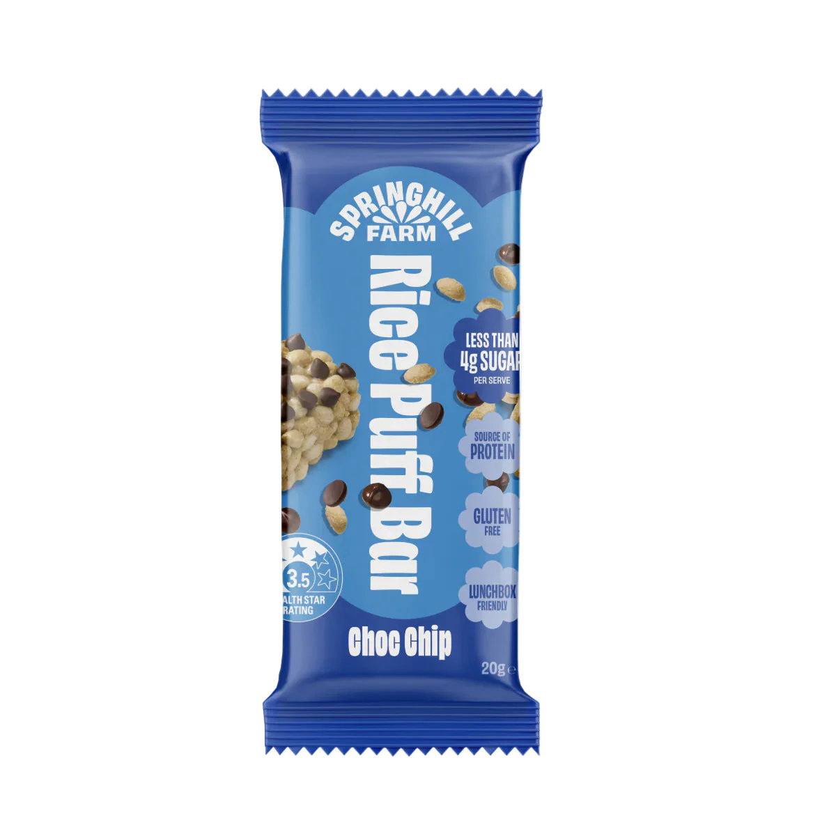 Rice Puff Bars | Choc Chip