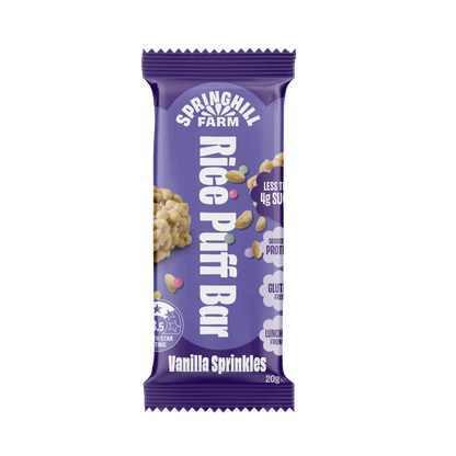 Rice Puff Bars | Vanilla Sprinkles