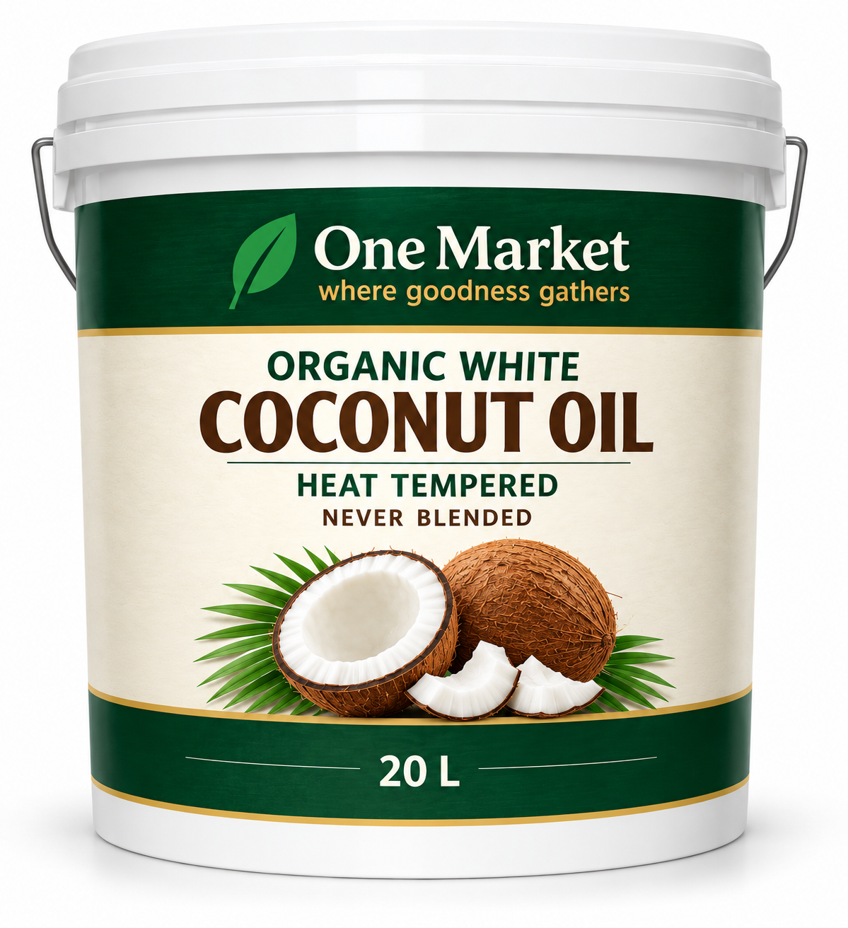 Organic White Coconut Oil 20L