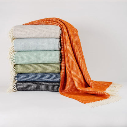 Fishbone NZ Wool Throw