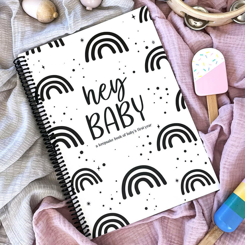 'Hey Baby' Baby Milestone Book