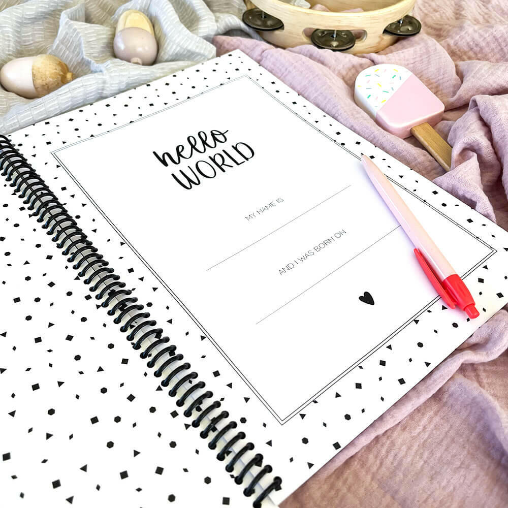 'Hey Baby' Baby Milestone Book