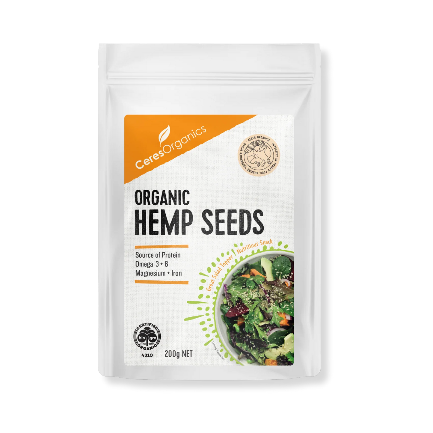 Organic Hemp Seeds 200g