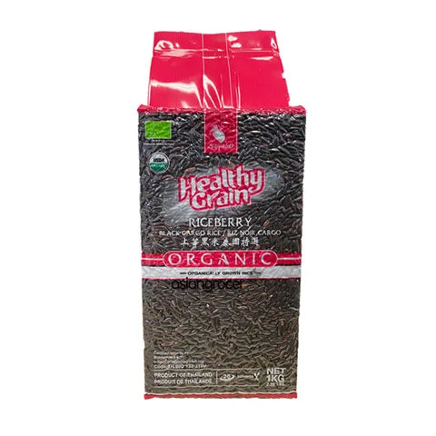 Organic Black Cargo Rice 1kg