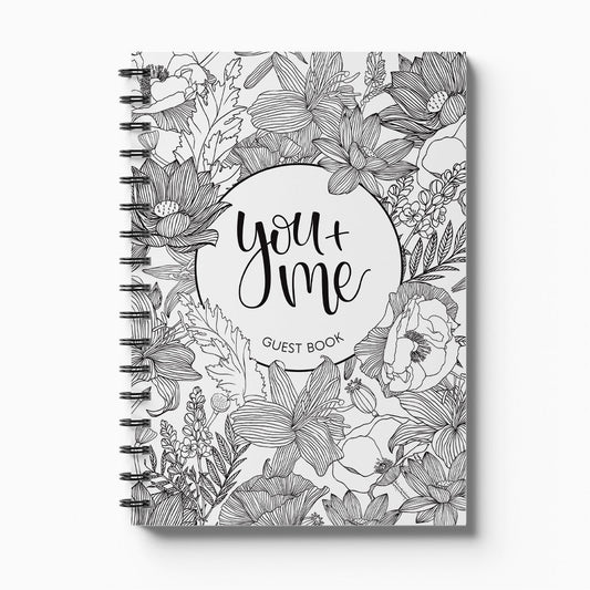 You + Me Keepsake Guest Book