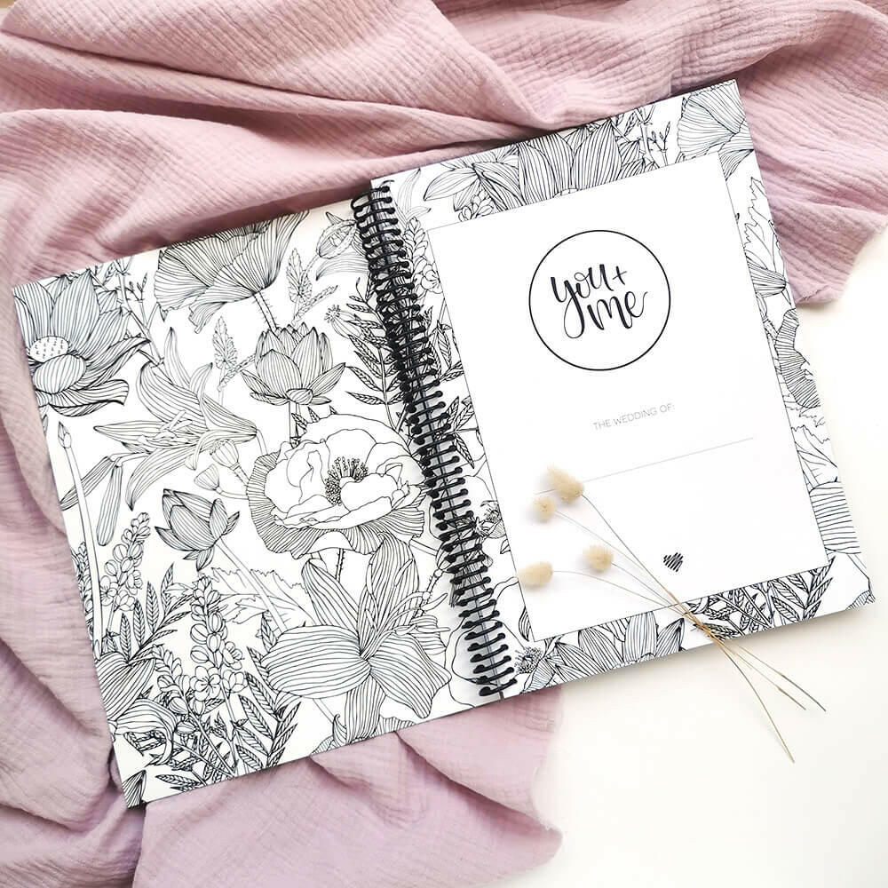 'You + Me' Keepsake Wedding Planner Book